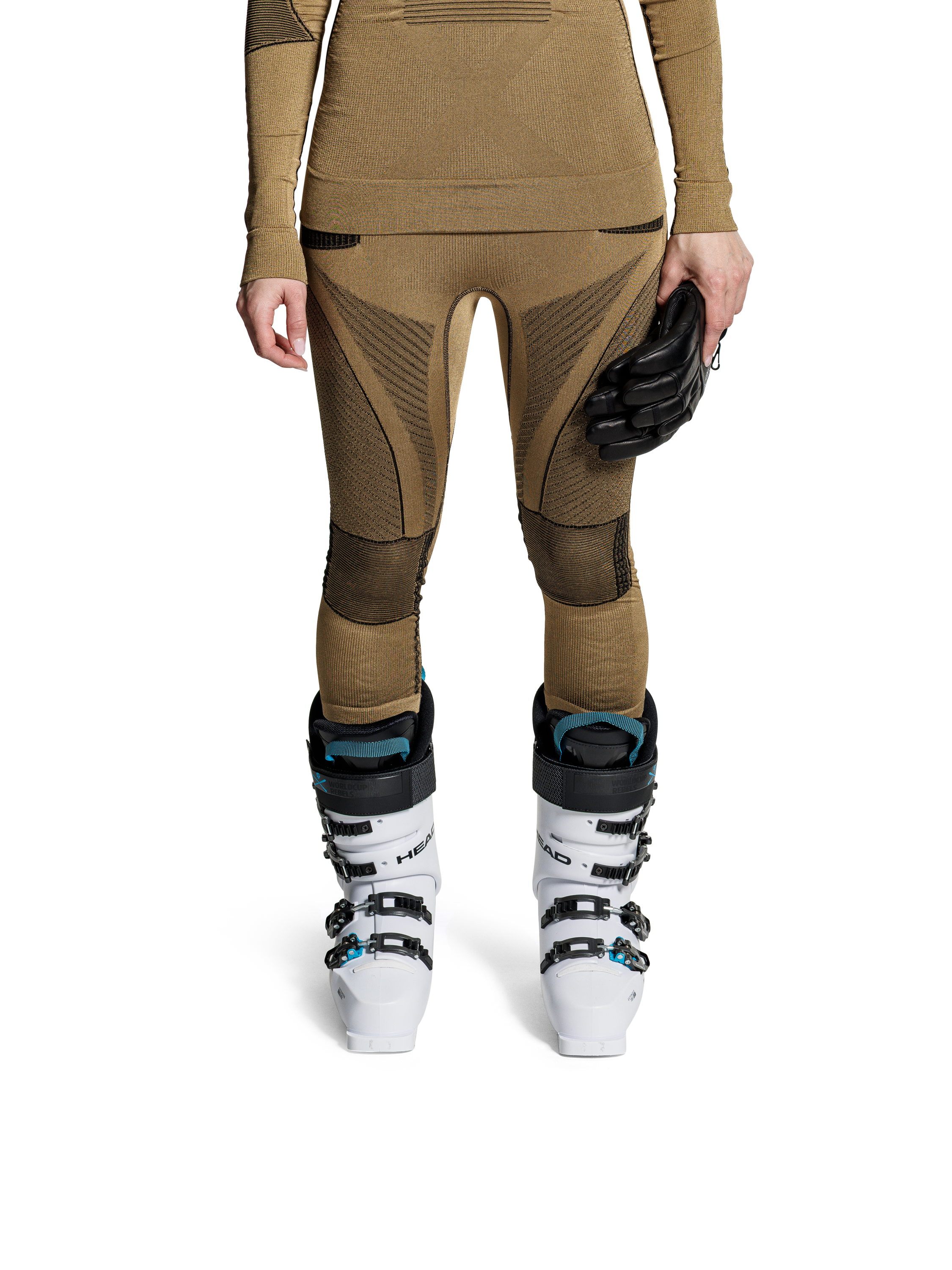 X-BIONIC RADIACTOR 4.0 PANTS 3/4 WMN - Gold Black - 3/4 Pants - 3 of 3