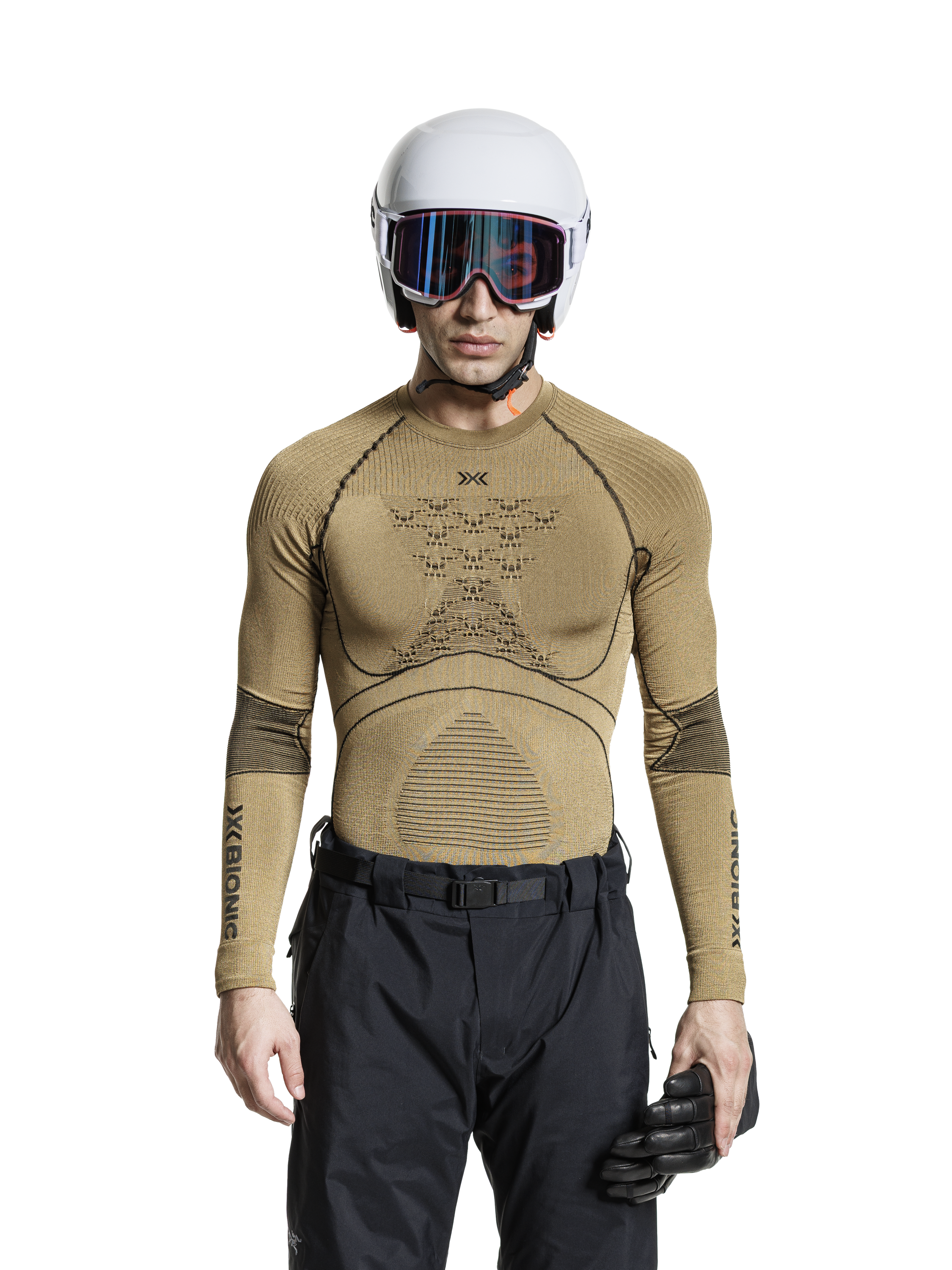 X-BIONIC RADIACTOR 4.0 SHIRT LG SL MEN - Gold Black - Longsleeves - 3 of 3