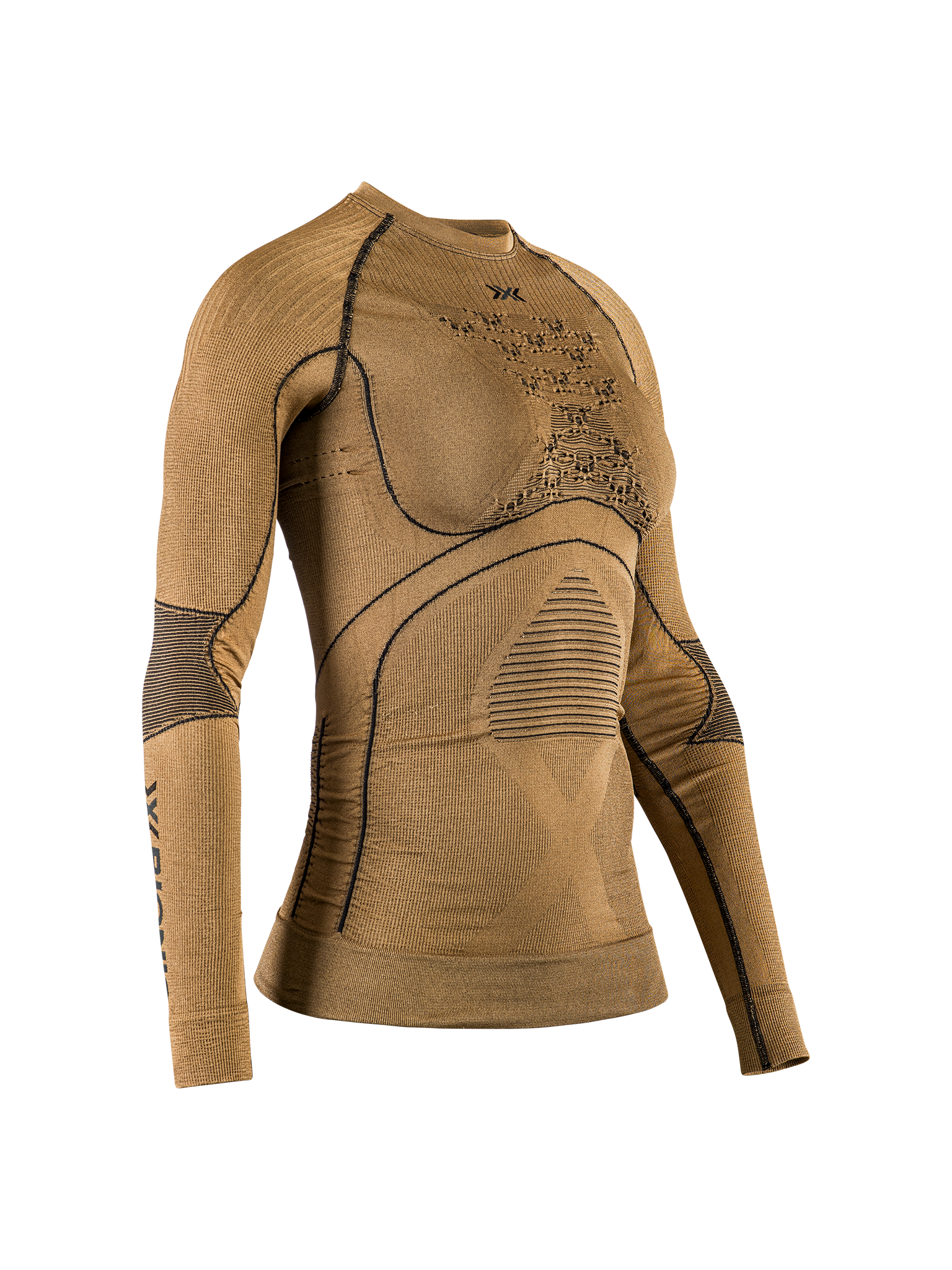 X-BIONIC RADIACTOR 4.0 SHIRT LG SL WMN - Gold Black - Longsleeves - 1 of 3