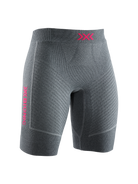 X-BIONIC INVENT 4.0 RUNNING SHORTS WMN - Dolomite Grey Melange Neon Flamingo - Shorts - 5 of 6