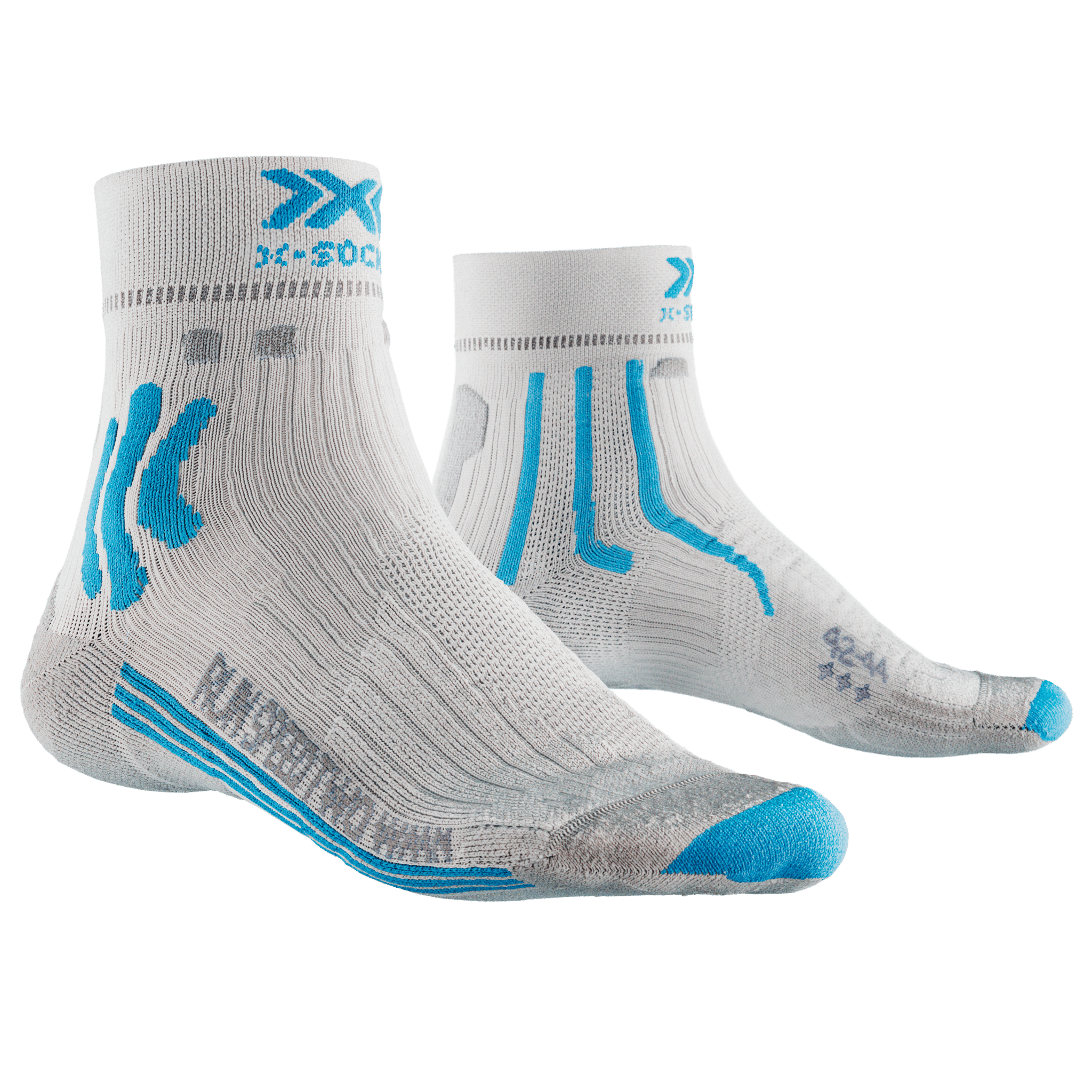 X-SOCKS RUN SPEED TWO 4.0 WMN - Arctic White Invent Blue - Ankle - 6 of 8