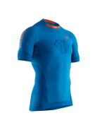 X-BIONIC INVENT 4.0 RUNNING SHIRT SH SL MEN - Teal Blue Kurkuma Orange - T-Shirts - 3 of 6