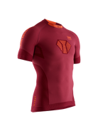 X-BIONIC INVENT 4.0 RUNNING SHIRT SH SL MEN - Namib Red Kurkuma Orange - T-Shirts - 5 of 6