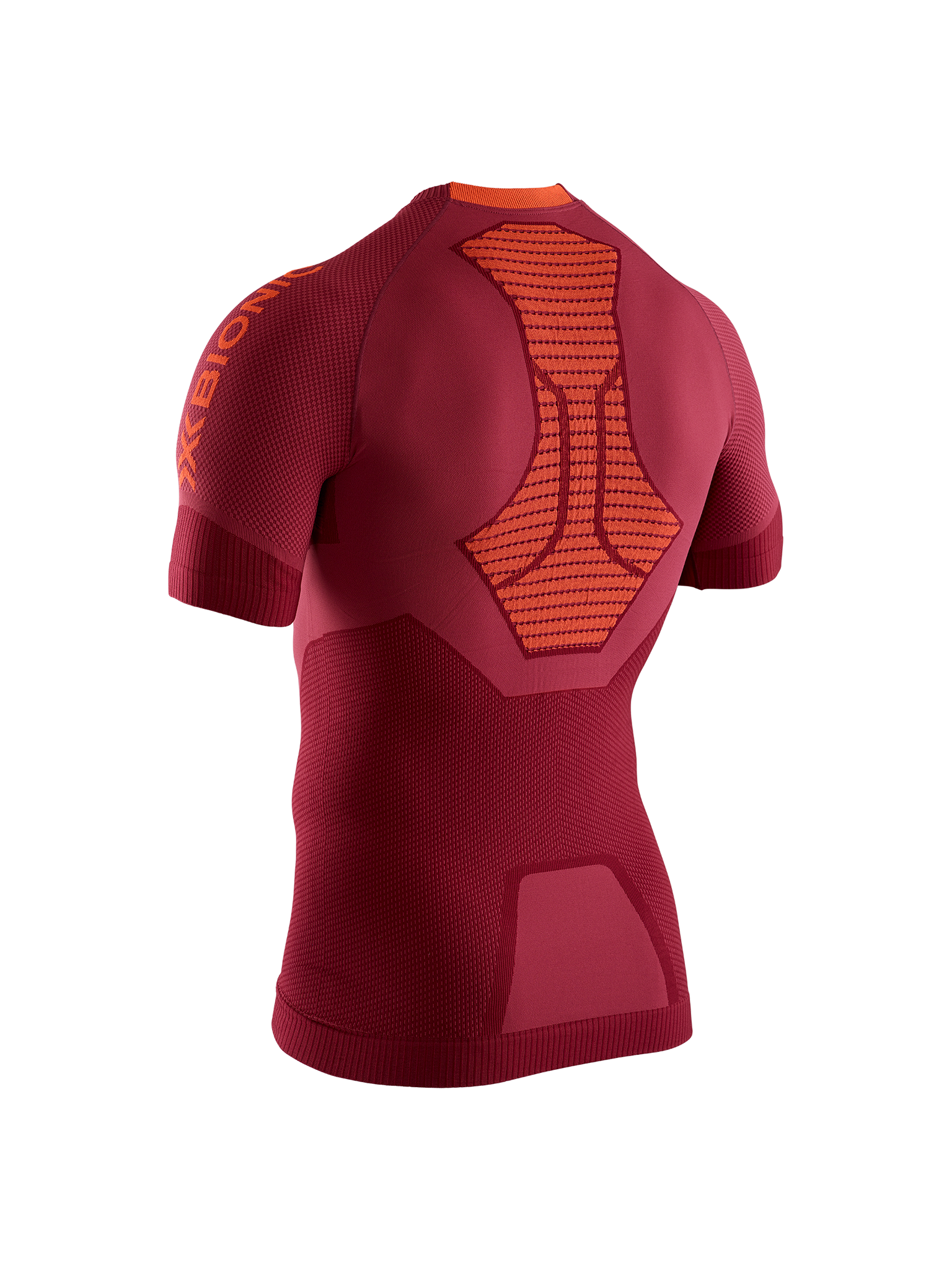 X-BIONIC INVENT 4.0 RUNNING SHIRT SH SL MEN - Namib Red Kurkuma Orange - T-Shirts - 6 of 6