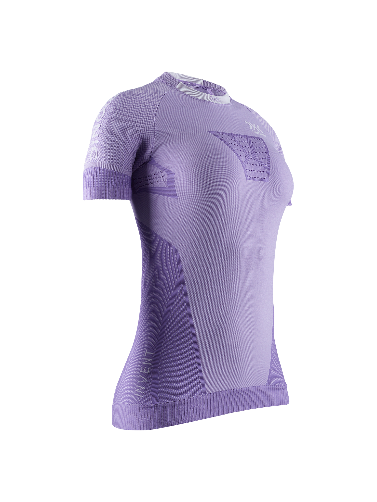 X-BIONIC INVENT 4.0 RUNNING SHIRT SH SL WMN - Bright Lavender White - T-Shirts - 5 of 8