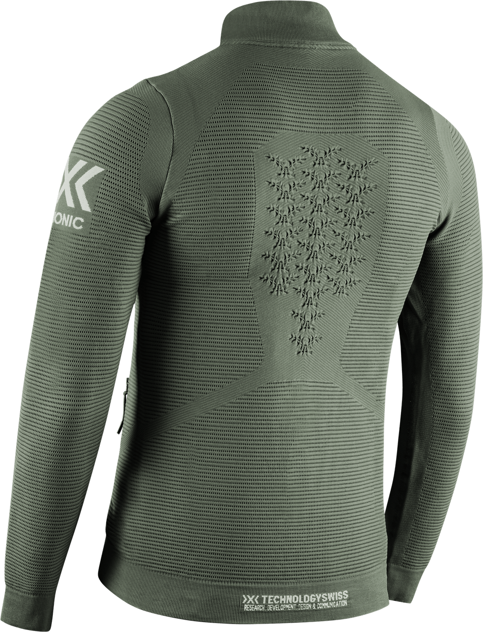 X-BIONIC INSTRUCTOR 4.0 TRANSMISSION LAYER JACKET MEN - Olive Green - Midlayers - 2 of 7