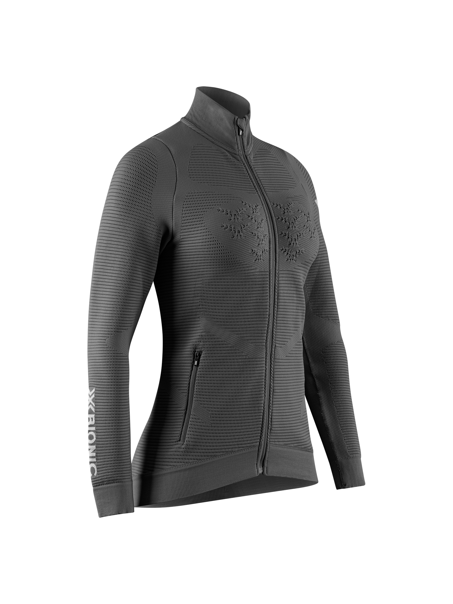 X-BIONIC INSTRUCTOR 4.0 TRANSMISSION LAYER JACKET WMN - Charcoal - Midlayers - 1 of 5