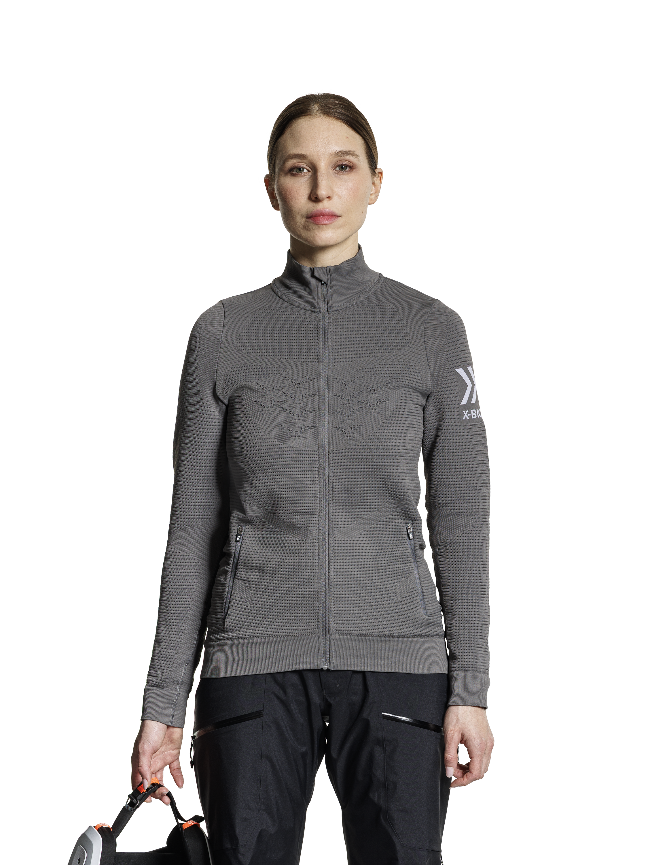 X-BIONIC INSTRUCTOR 4.0 TRANSMISSION LAYER JACKET WMN - Charcoal - Midlayers - 3 of 5