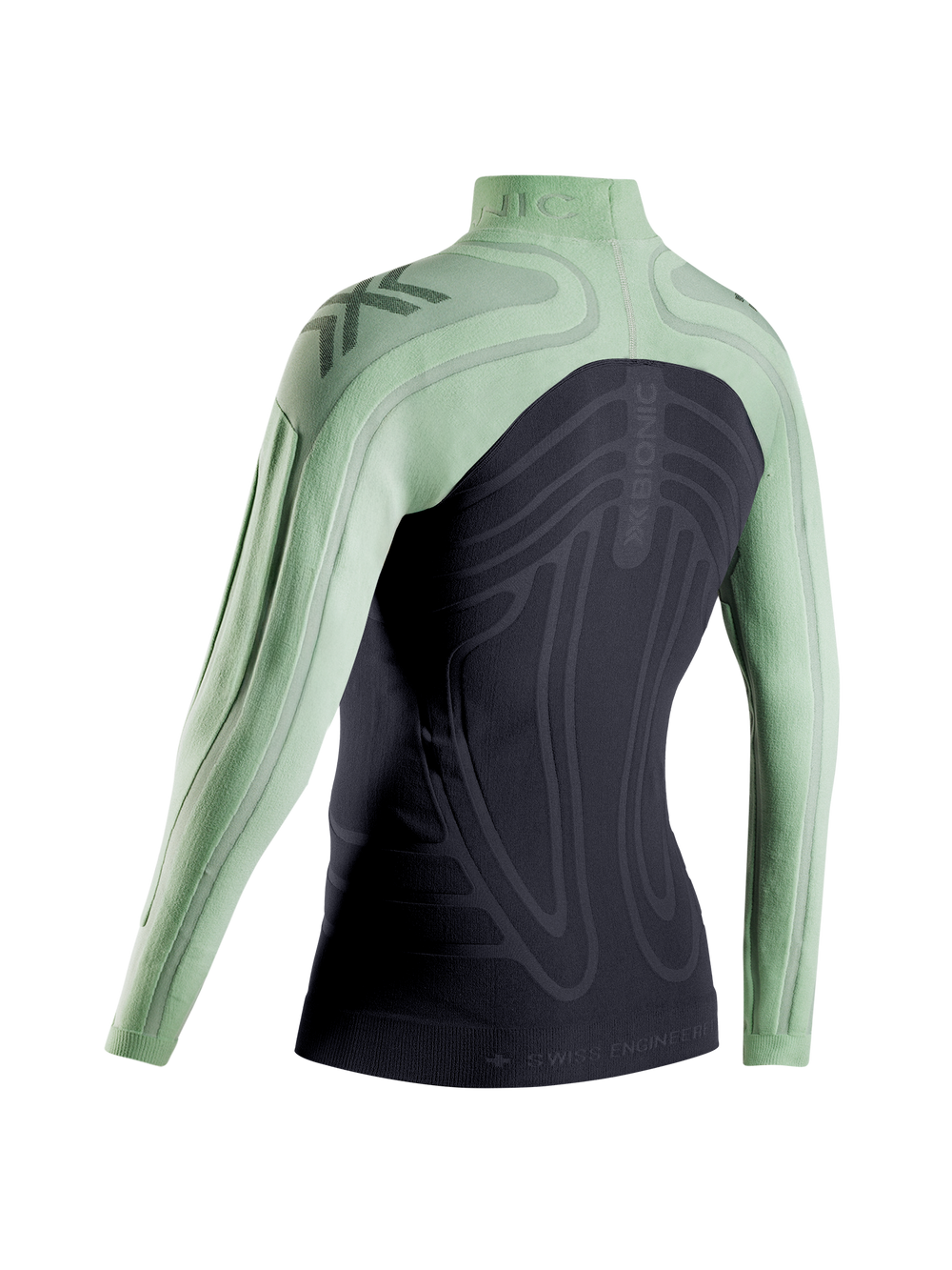 X-BIONIC HEATLOOP SHIRT LS MEN - Digital Lime X Black - Longsleeves - 16 of 21