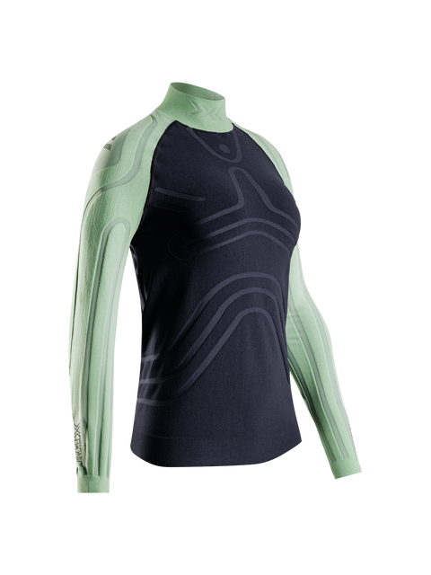 X-BIONIC HEATLOOP SHIRT LS WMN - Digital Lime X Black - Longsleeves - 1 of 19