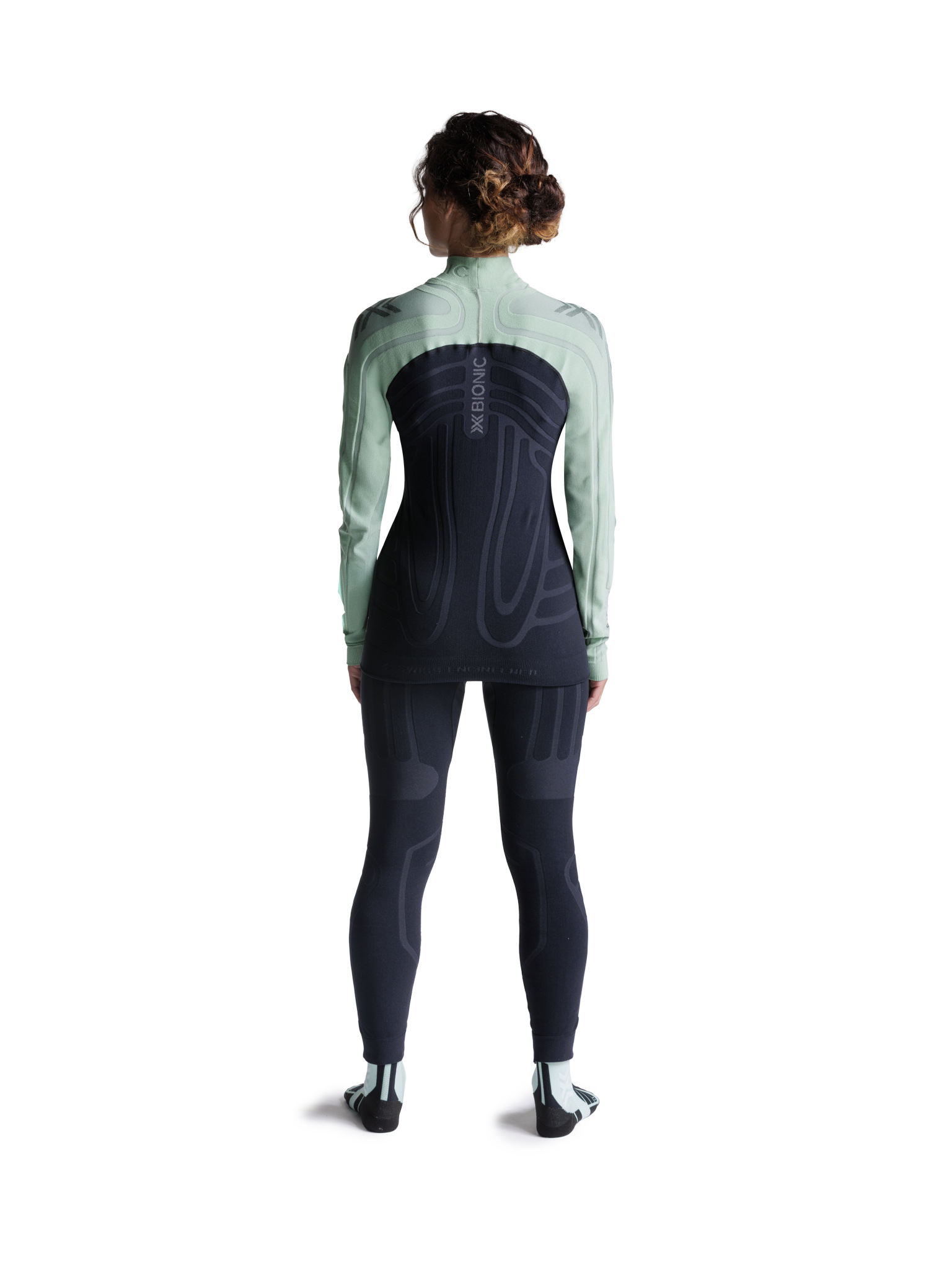 X-BIONIC HEATLOOP SHIRT LS WMN - Digital Lime X Black - Longsleeves - 7 of 19