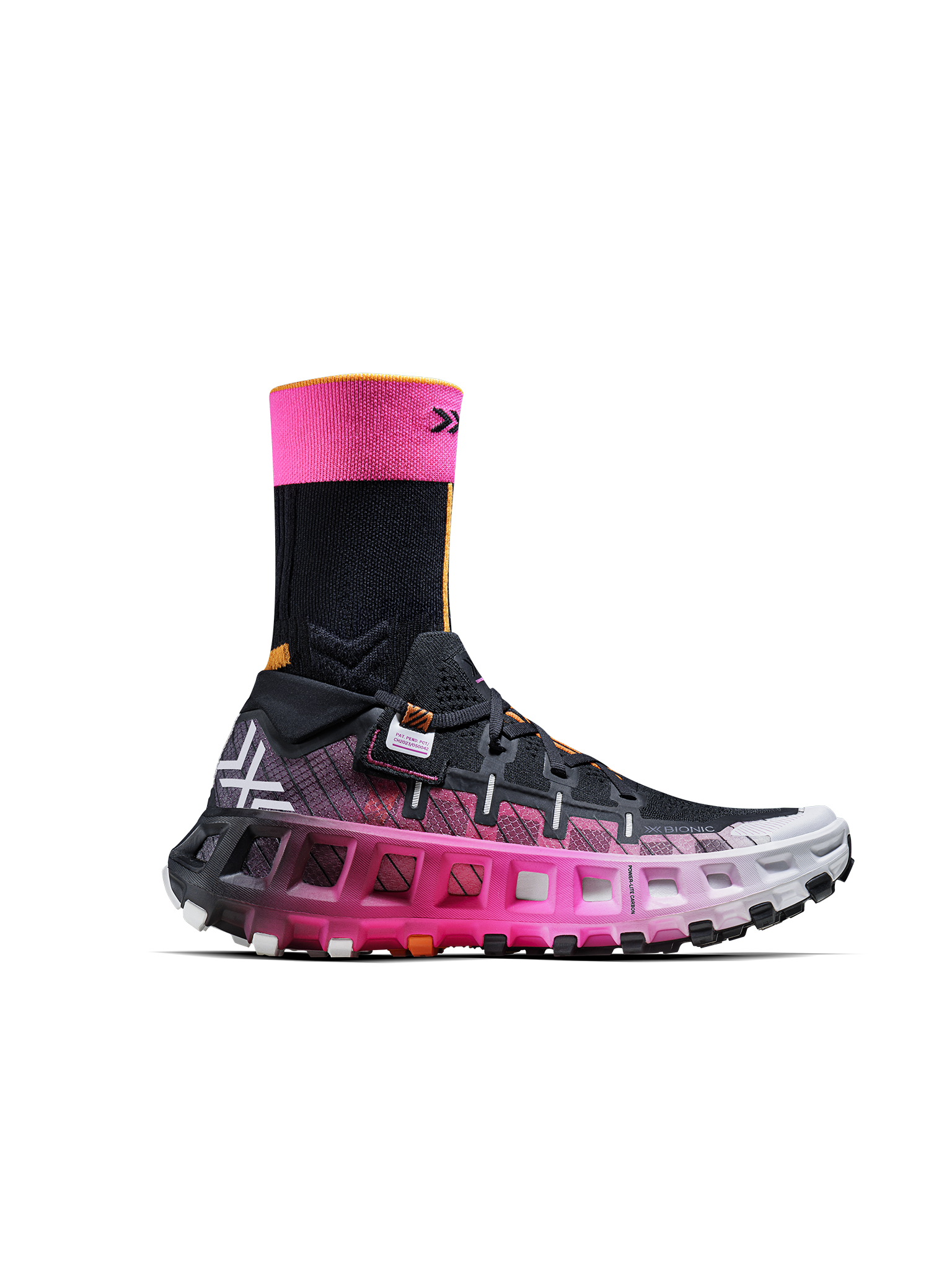X-BIONIC TERRASKIN X00/C - Yinyang X Black X White Fluo Pink - Footwear - 31 of 50