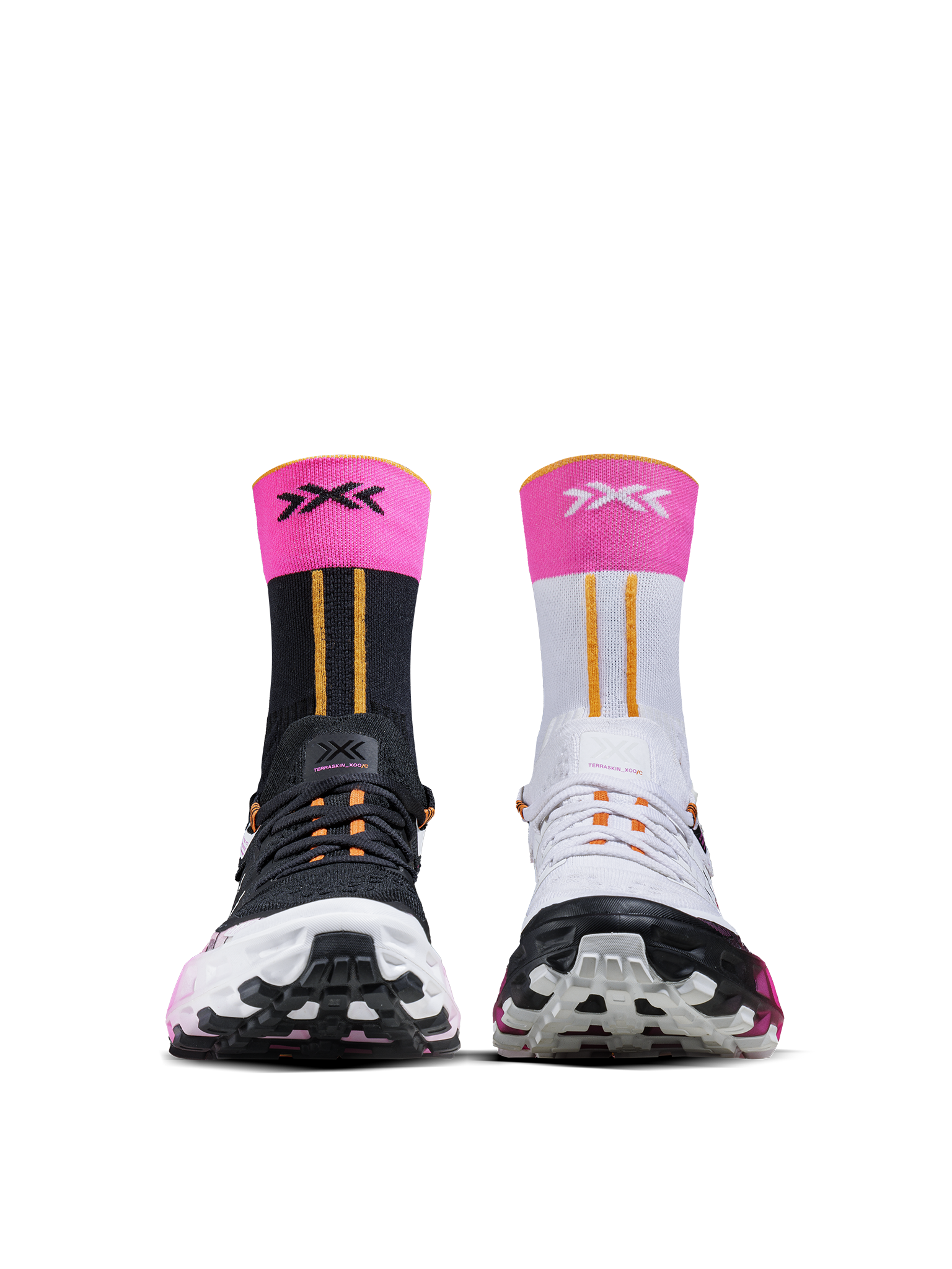 X-BIONIC TERRASKIN X00/C - Yinyang X Black X White Fluo Pink - Footwear - 32 of 50