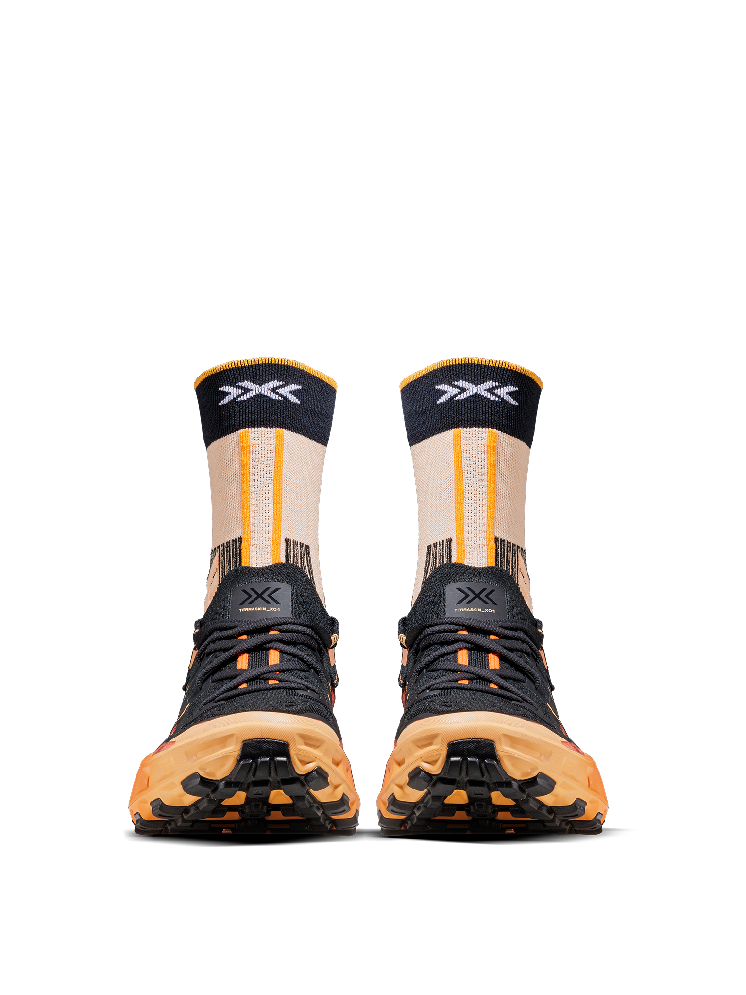 X-BIONIC TERRASKIN X01 - X Black Dark Peach Fresh Peach - Footwear - 24 of 44