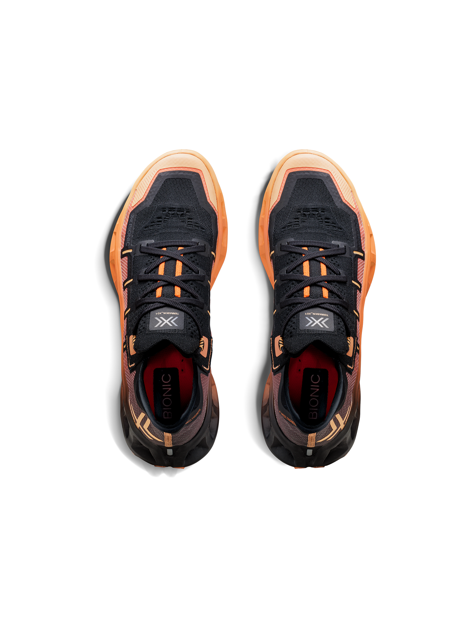 X-BIONIC TERRASKIN X01 - X Black Dark Peach Fresh Peach - Footwear - 26 of 44