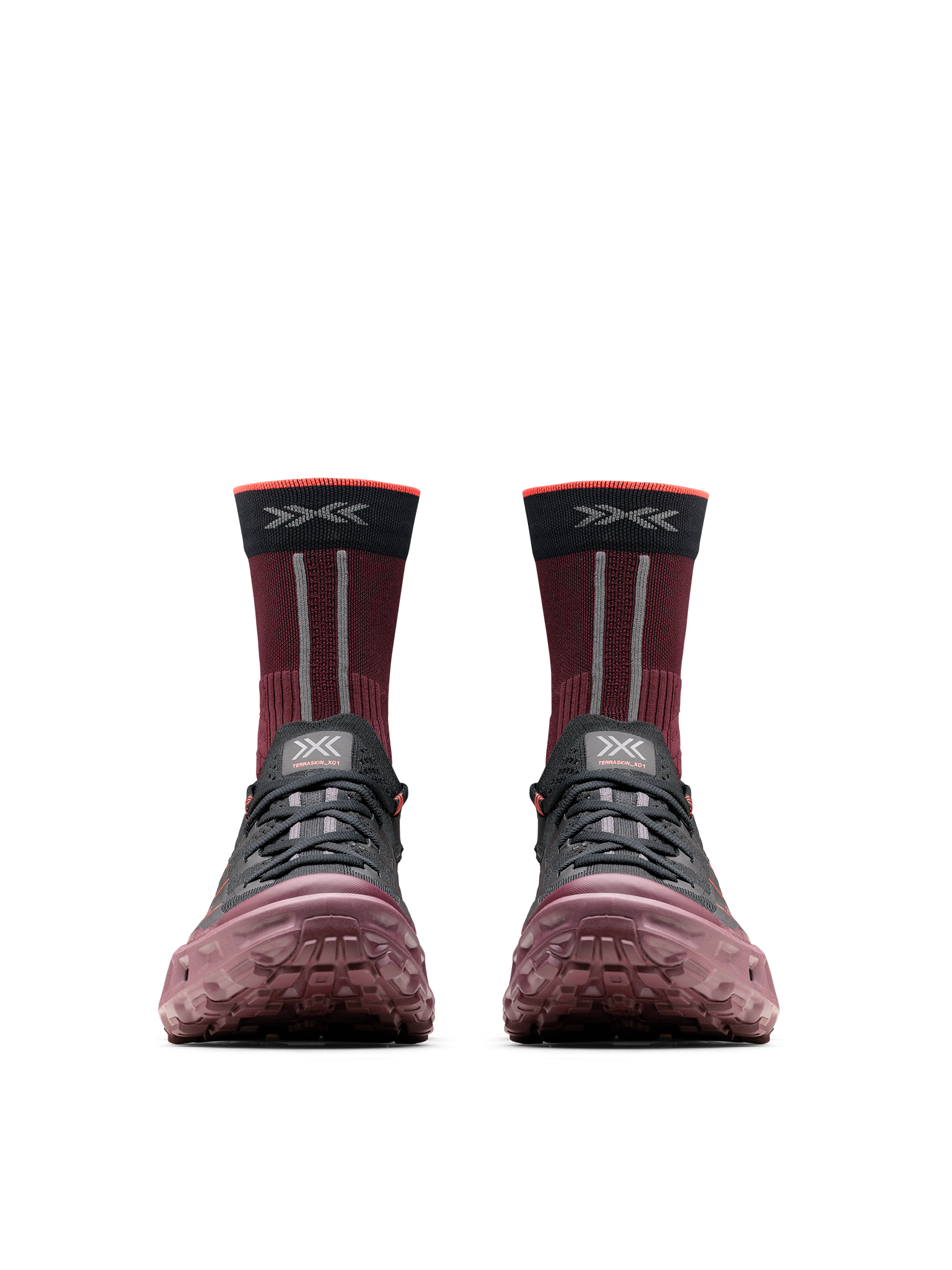 X-BIONIC TERRASKIN X01 - Oxide Red X Black - Footwear - 40 of 44