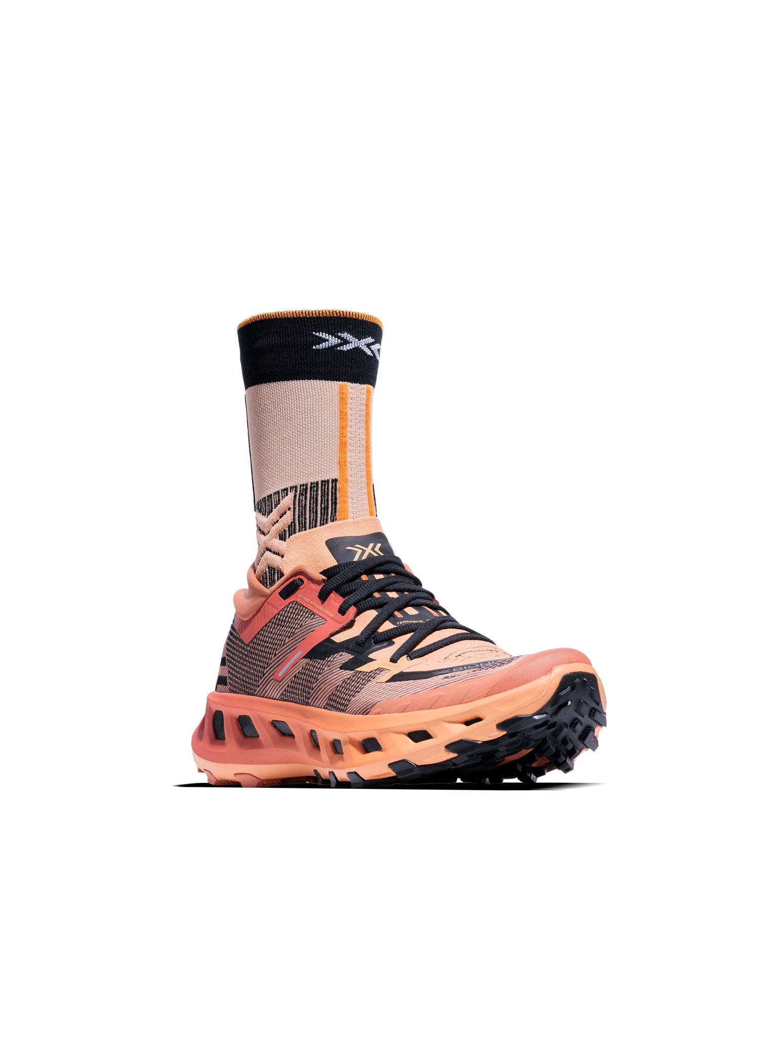 X-BIONIC TERRASKIN X02 - Dusty Rose Fresh Peach X Black - Footwear - 32 of 50