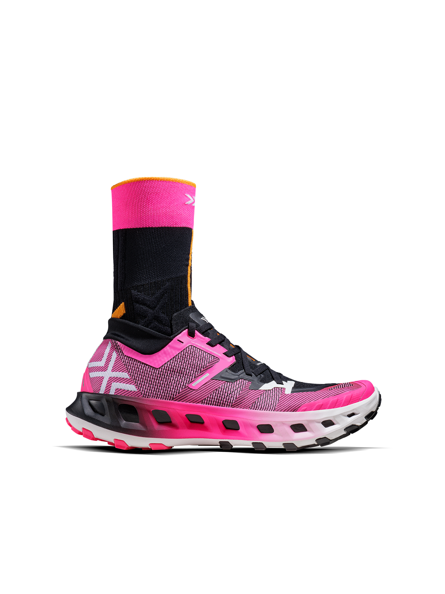 X-BIONIC TERRASKIN X02 - Fluo Pink X Black X White - Footwear - 39 of 50