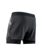 X-BIONIC TWYCE RACE 2in1 SHORTS MEN - Black Red - Hybrid Shorts - 11 of 13
