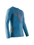 X-BIONIC TWYCE RUN SHIRT LS MEN - Mineral Blue Orange - Longsleeves - 1 of 5