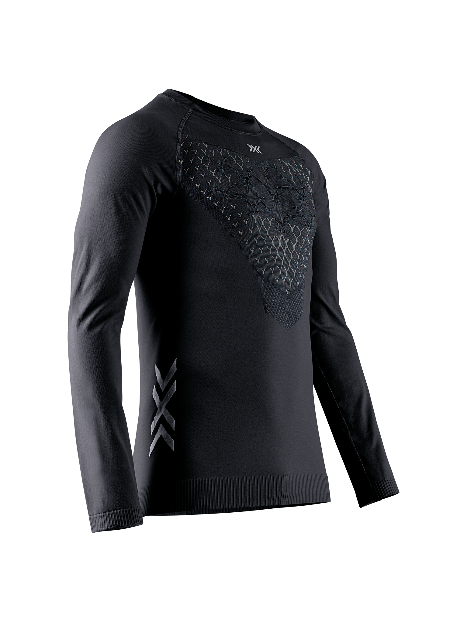X-BIONIC TWYCE RUN SHIRT LS MEN - Black Charcoal - Longsleeves - 3 of 5