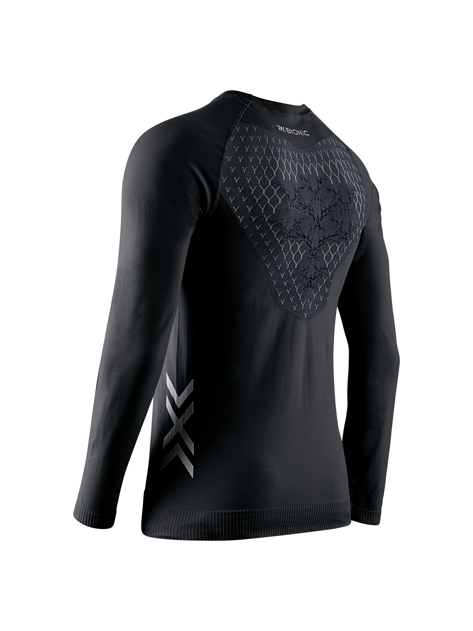 X-BIONIC TWYCE RUN SHIRT LS MEN - Black Charcoal - Longsleeves - 4 of 5