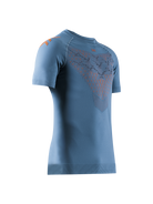 X-BIONIC TWYCE RUN SHIRT SS MEN - Mineral Blue Orange - T-Shirts - 6 of 10