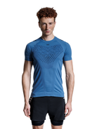 X-BIONIC TWYCE RUN SHIRT SS MEN - Slate Blue X Black - T-Shirts - 10 of 10