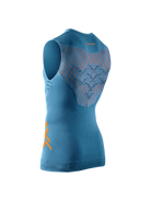 X-BIONIC TWYCE RUN SINGLET MEN - Mineral Blue Orange - Tanks - 2 of 4