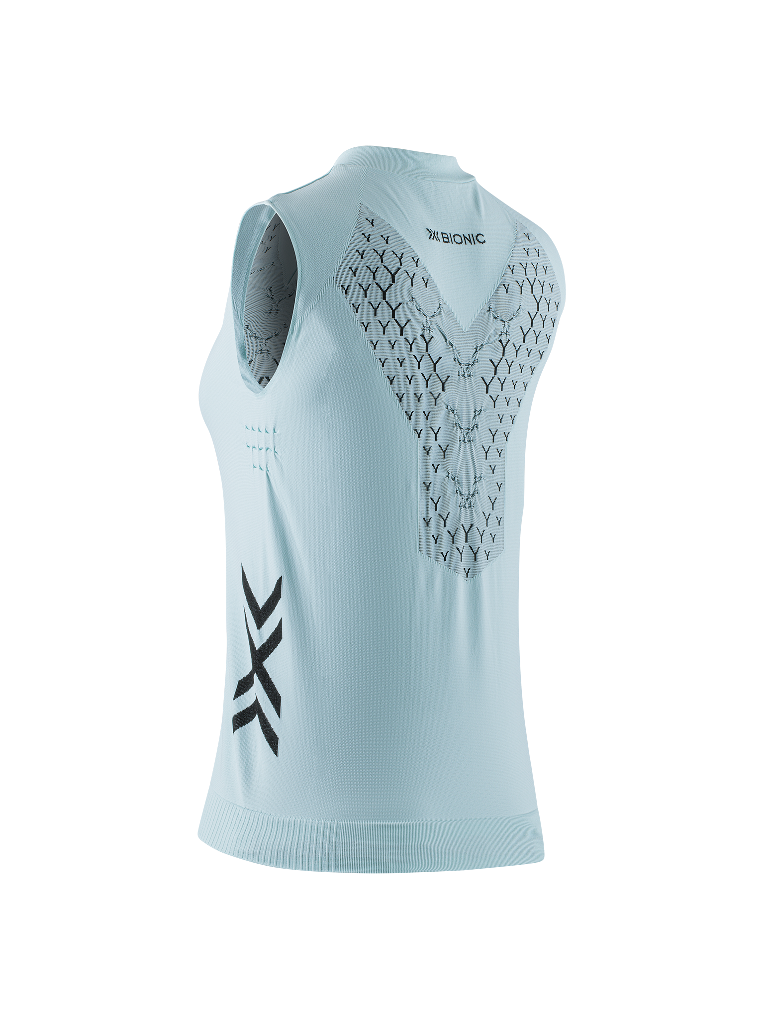 X-BIONIC TWYCE RUN SINGLET WMN - Clearwater Black - Tanks - 2 of 2