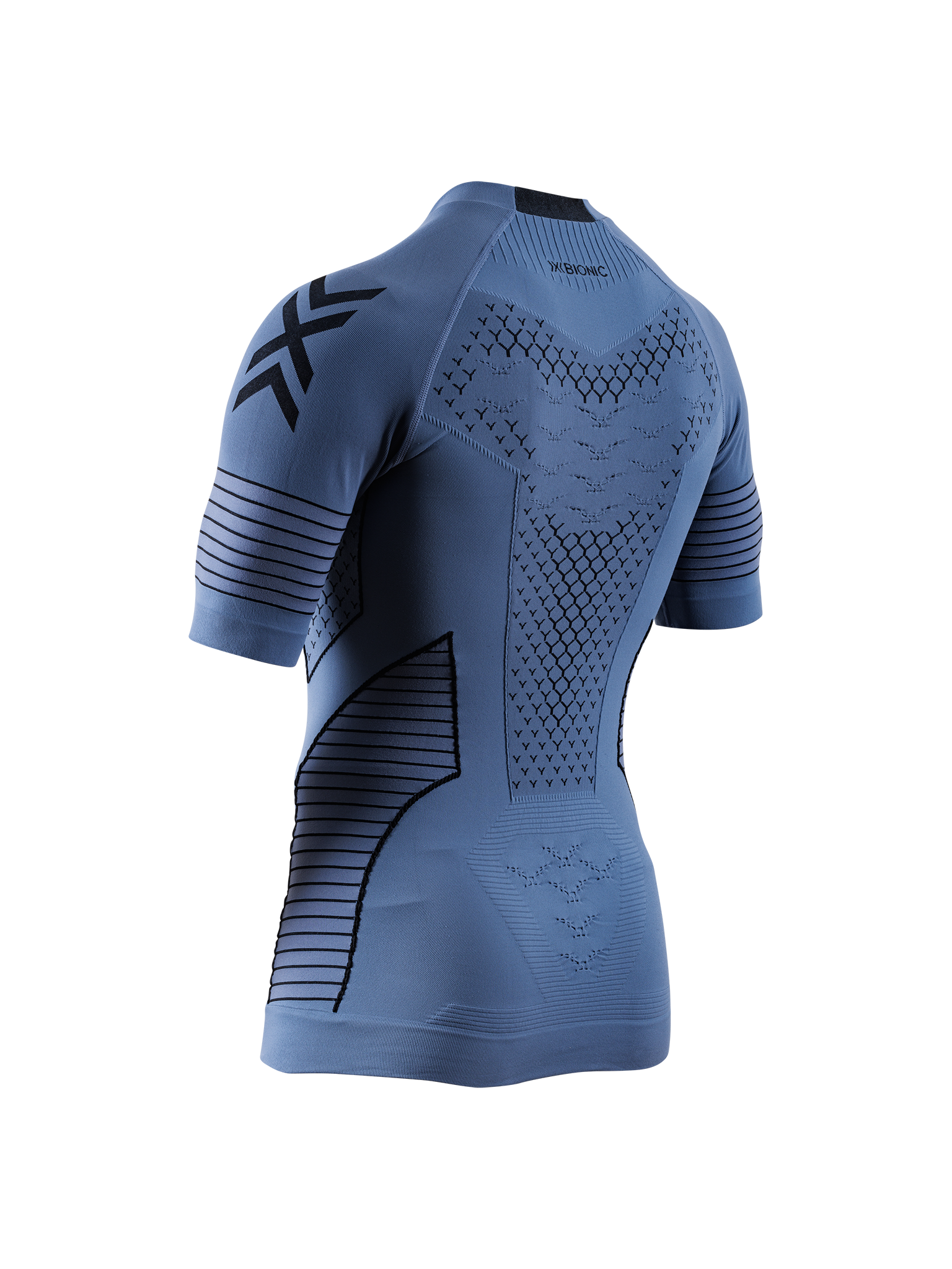 X-BIONIC TWYCE RACE SHIRT SS MEN - Slate Blue X Black - T-Shirts - 6 of 7