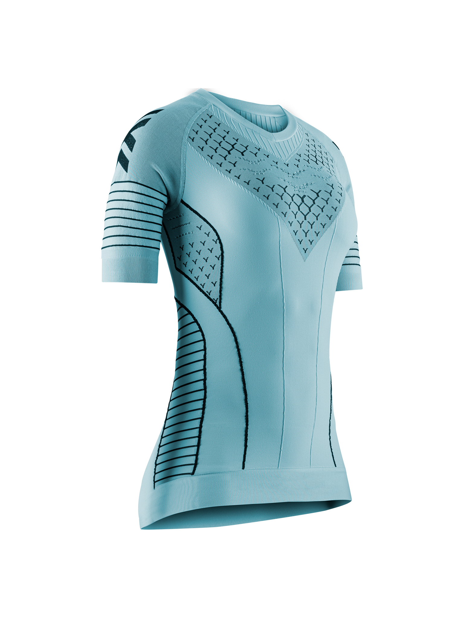 X-BIONIC TWYCE RACE SHIRT SS WMN - Clearwater Black - T-Shirts - 3 of 9