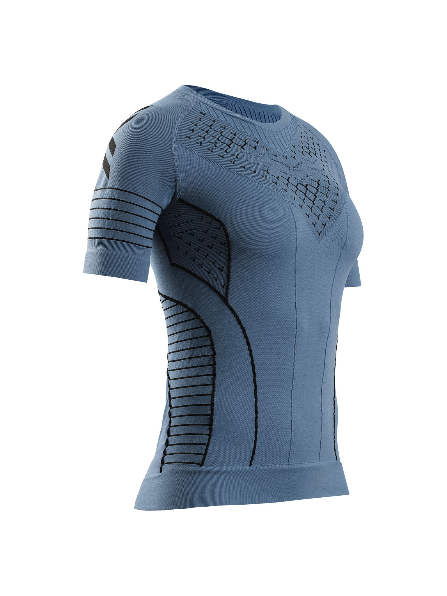 X-BIONIC TWYCE RACE SHIRT SS WMN - Slate Blue X Black - T-Shirts - 5 of 9
