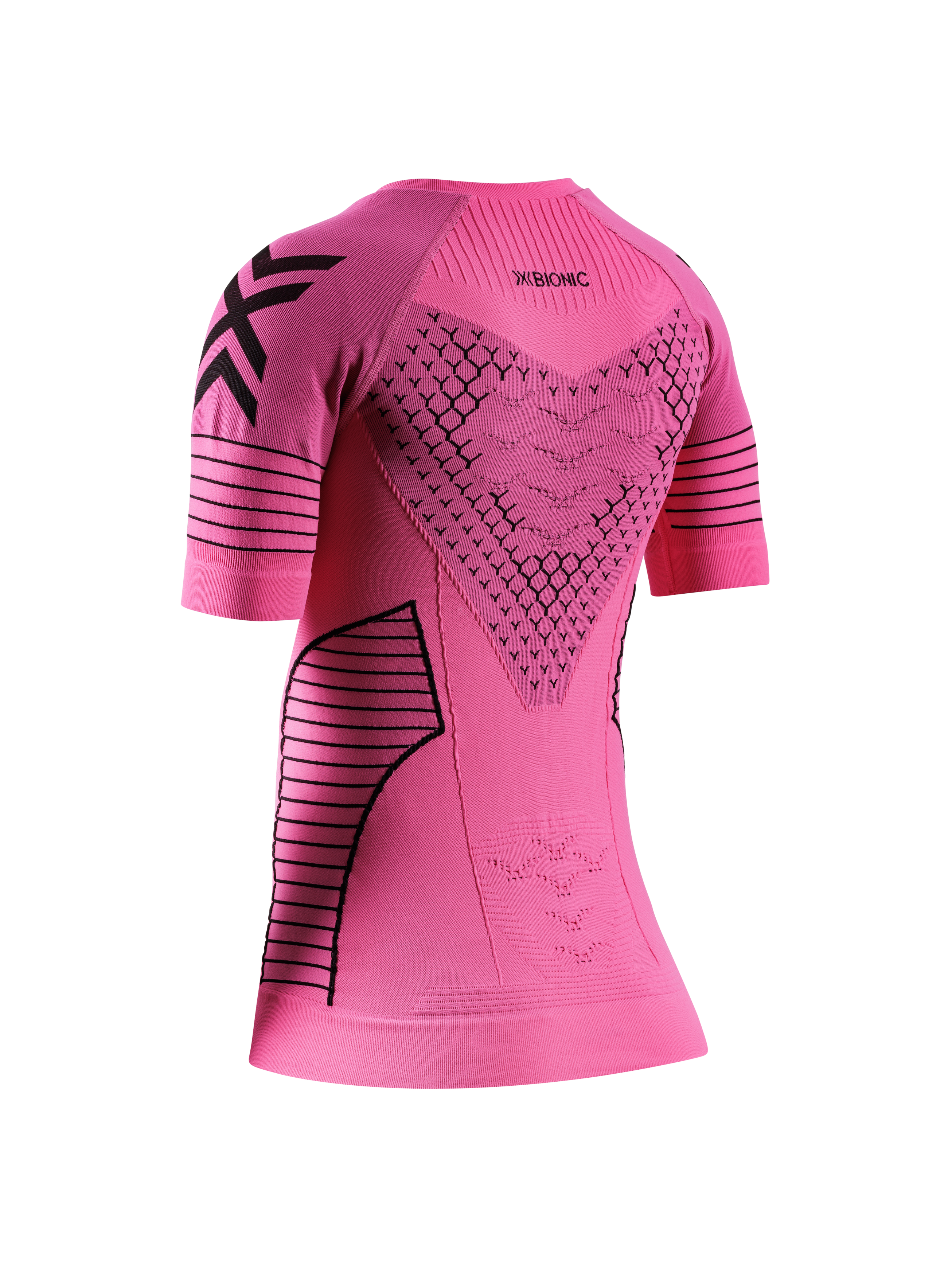 X-BIONIC TWYCE RACE SHIRT SS WMN - Neo Pink X Black - T-Shirts - 9 of 9