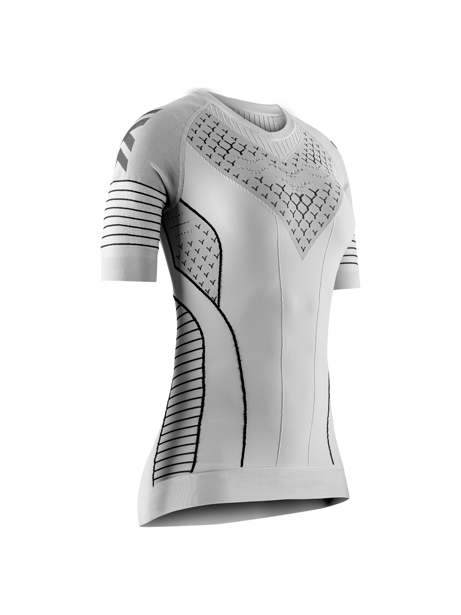 X-BIONIC TWYCE RACE SHIRT SS WMN - Arctic White Pearl Grey - T-Shirts - 1 of 9