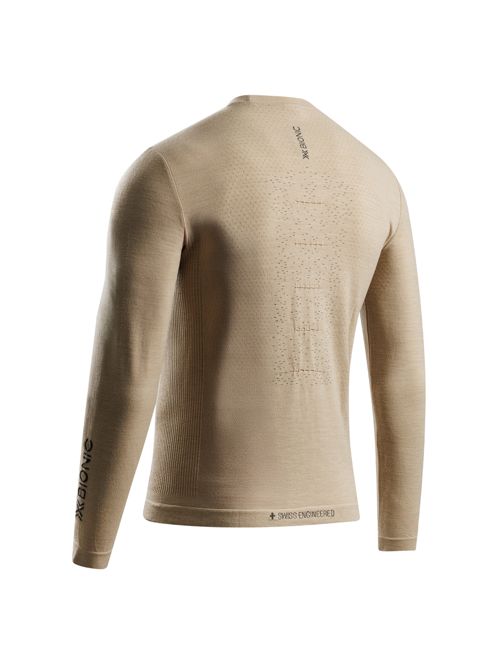 X-BIONIC MIGHTYWOOL SHIRT LS MEN - Sand - Longsleeves - 11 of 24