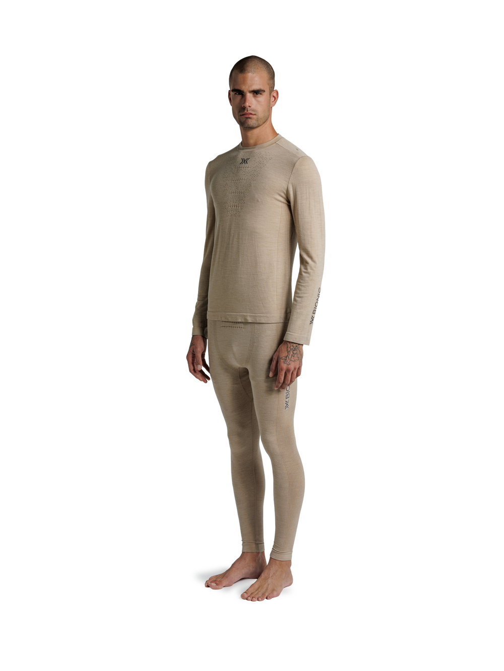 X-BIONIC MIGHTYWOOL SHIRT LS MEN - Sand - Longsleeves - 22 of 24
