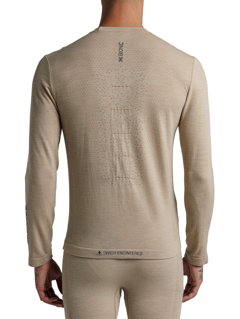 X-BIONIC MIGHTYWOOL SHIRT LS MEN - Sand - Longsleeves - 24 of 24