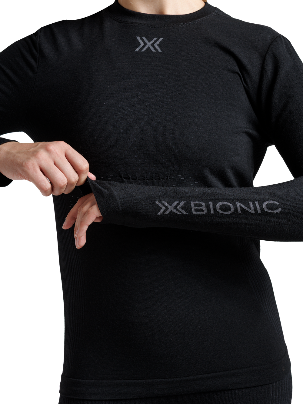 X-BIONIC MIGHTYWOOL SHIRT LS WMN - X Black - Longsleeves - 11 of 30