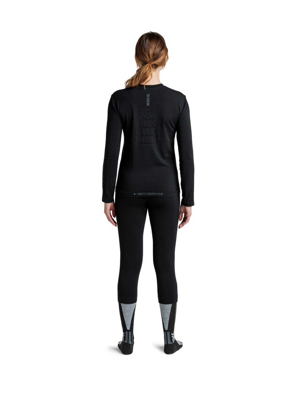 X-BIONIC MIGHTYWOOL SHIRT LS WMN - X Black - Longsleeves - 12 of 30