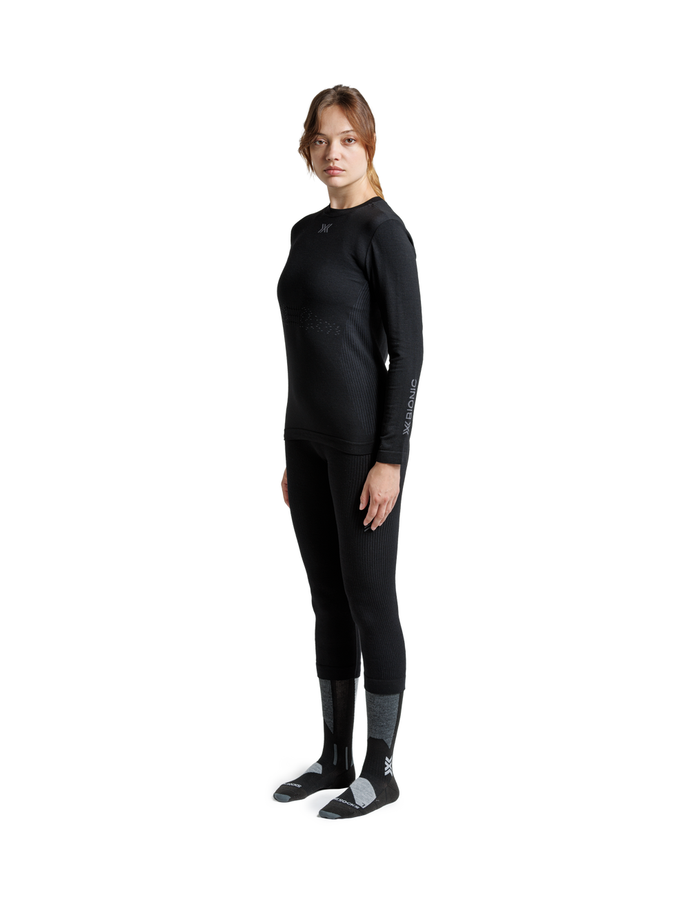 X-BIONIC MIGHTYWOOL SHIRT LS WMN - X Black - Longsleeves - 4 of 30