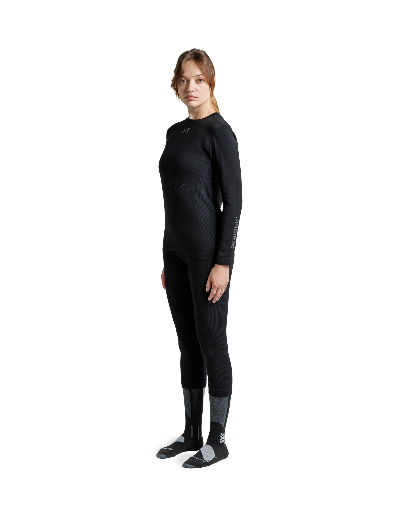 X-BIONIC MIGHTYWOOL SHIRT LS WMN - X Black - Longsleeves - 4 of 30