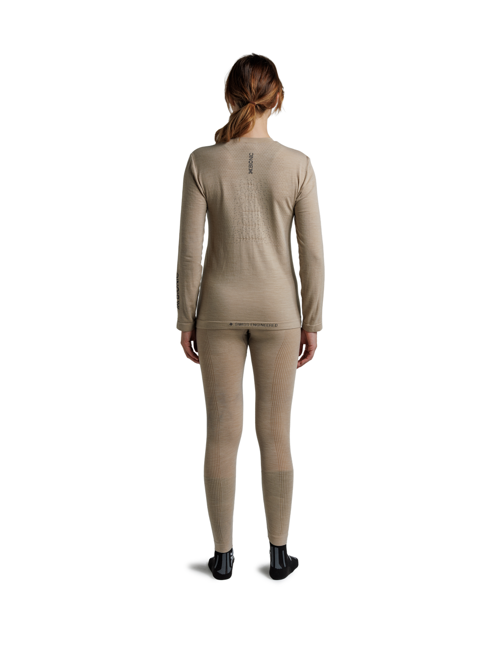 X-BIONIC MIGHTYWOOL SHIRT LS WMN - Sand - Longsleeves - 28 of 30