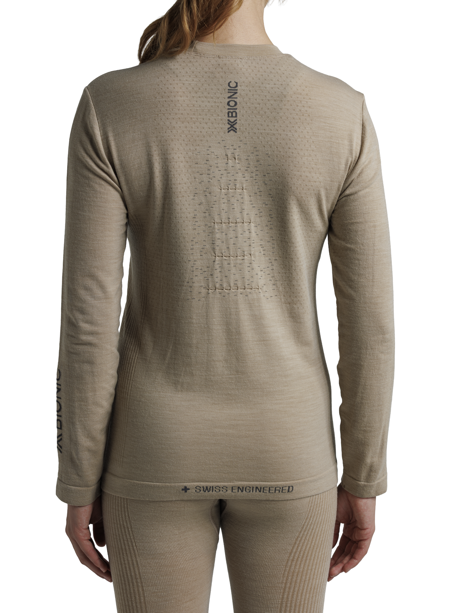 X-BIONIC MIGHTYWOOL SHIRT LS WMN - Sand - Longsleeves - 29 of 30