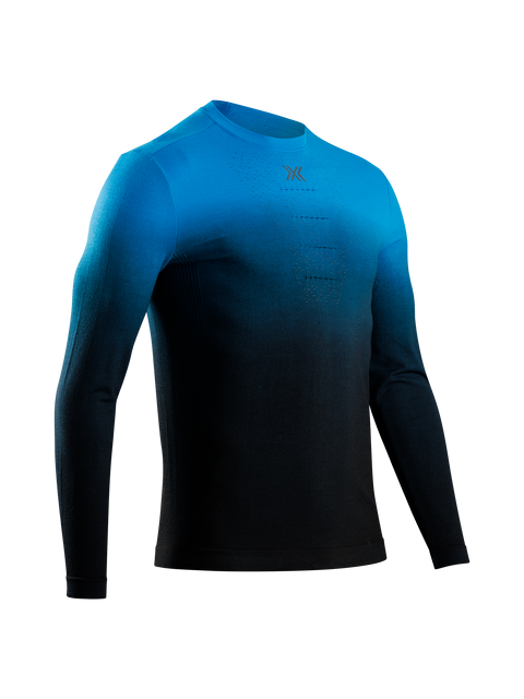 X-BIONIC MIGHTYWOOL SHIRT LS MEN - Eternal Ice X Black - Longsleeves - 1 of 11