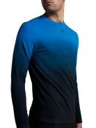 X-BIONIC MIGHTYWOOL SHIRT LS MEN - Eternal Ice X Black - Longsleeves - 10 of 11
