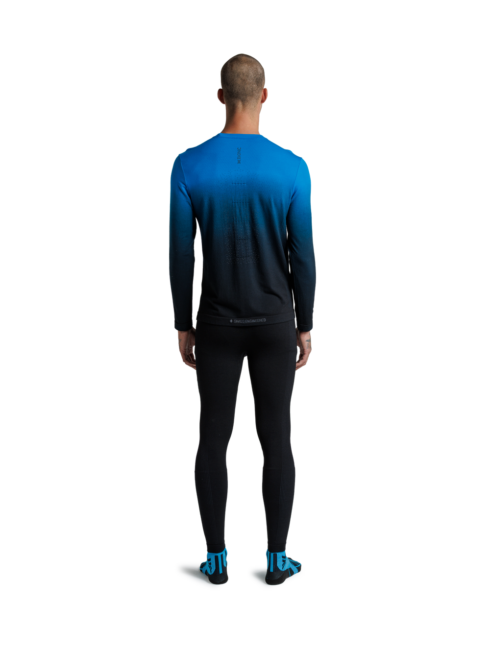 X-BIONIC MIGHTYWOOL SHIRT LS MEN - Eternal Ice X Black - Longsleeves - 5 of 11