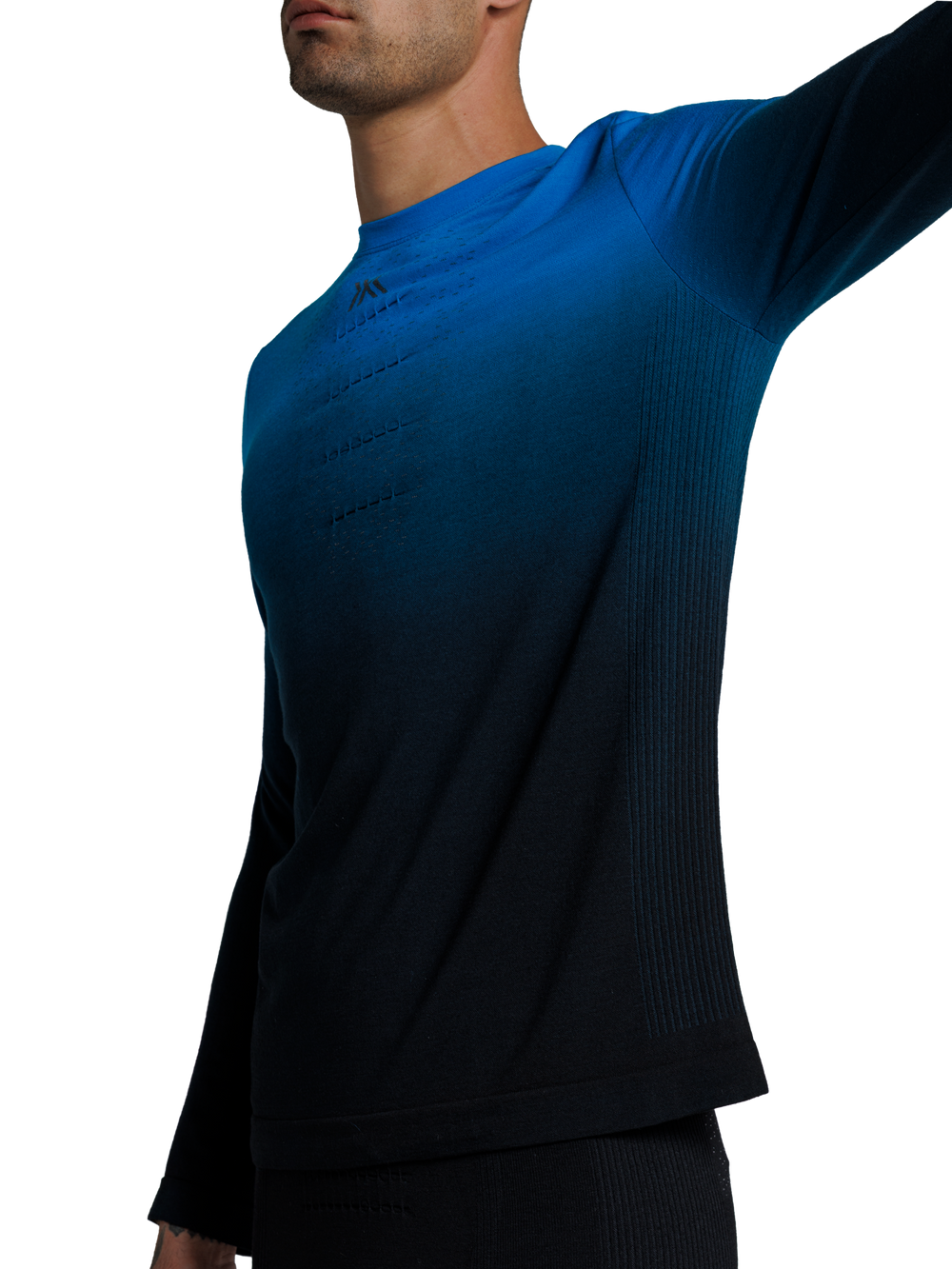 X-BIONIC MIGHTYWOOL SHIRT LS MEN - Eternal Ice X Black - Longsleeves - 7 of 11