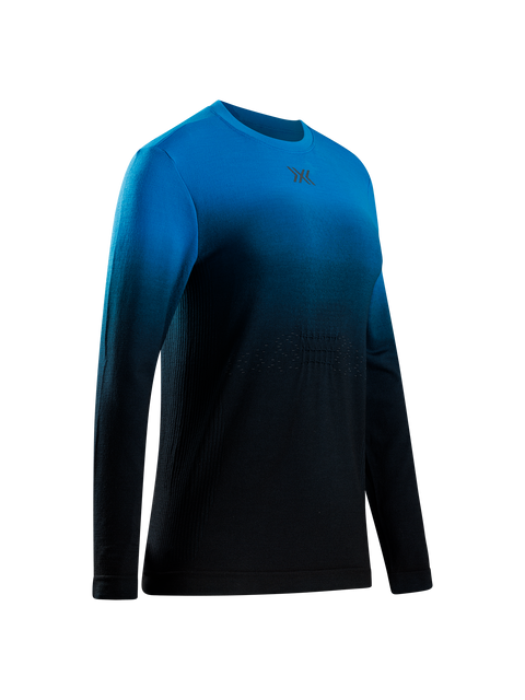 X-BIONIC MIGHTYWOOL SHIRT LS WMN - Eternal Ice X Black - Longsleeves - 1 of 11