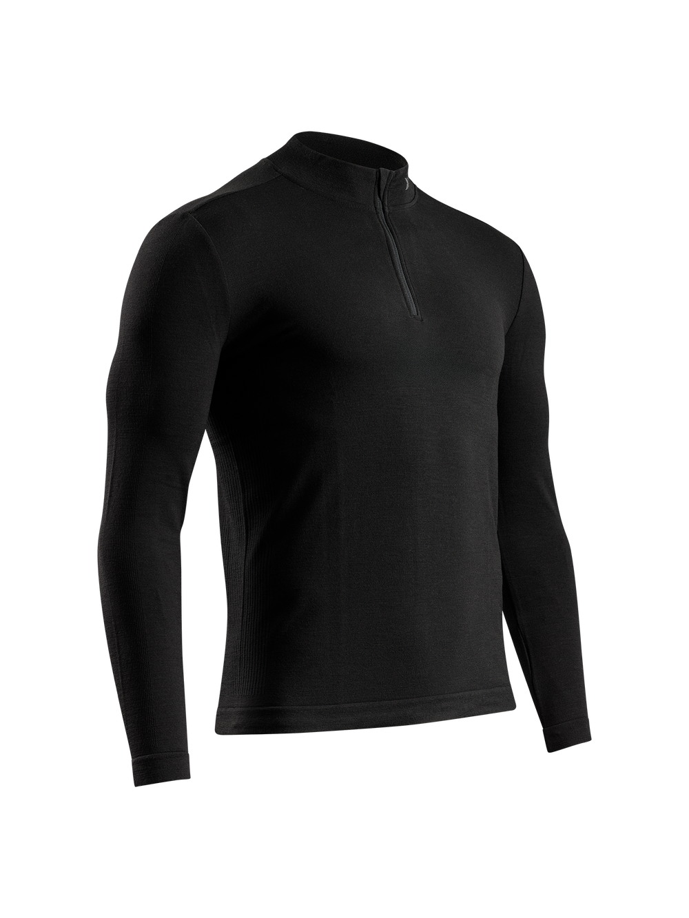 X-BIONIC MIGHTYWOOL SHIRT LS 1/2 ZIP MEN - X Black - Longsleeves - 1 of 12